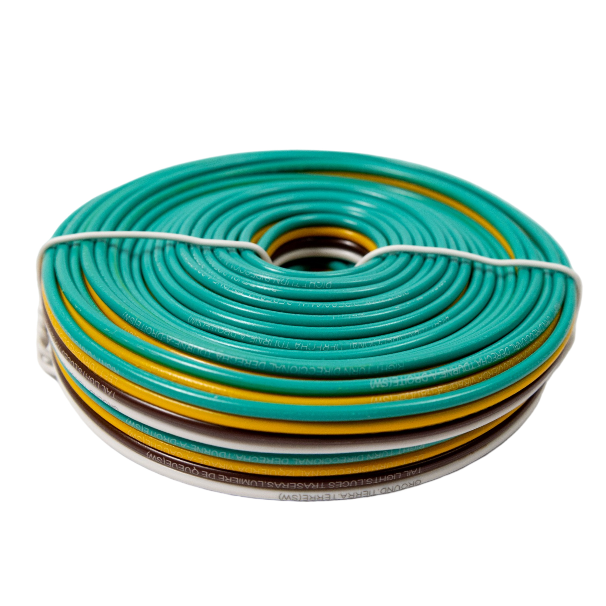 Power Sentry 25' 4-Wire Bonded Flat Trailer Wire